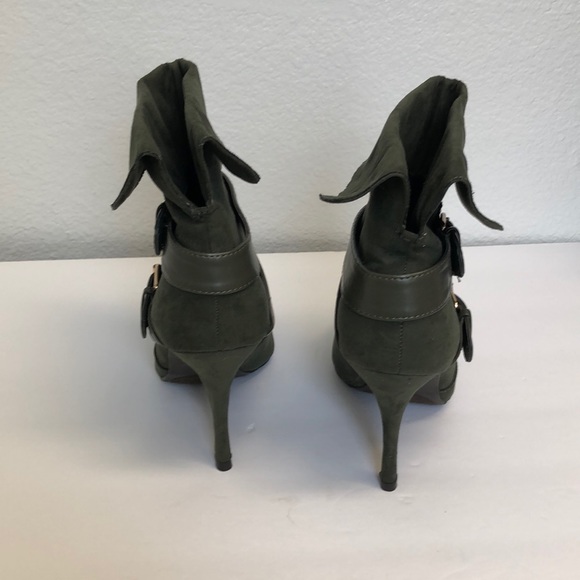 SOLD Rampage faux suede booties ankle boots heels - Picture 4 of 8